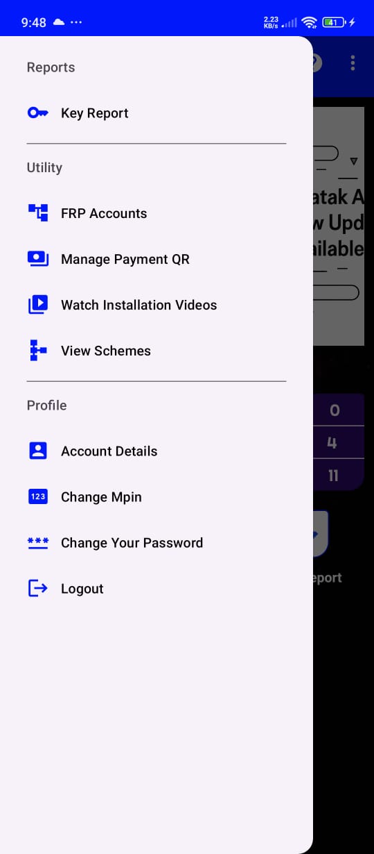 Ghatak lock/unlock control screen screenshot with toggle buttons and device list in dark mode