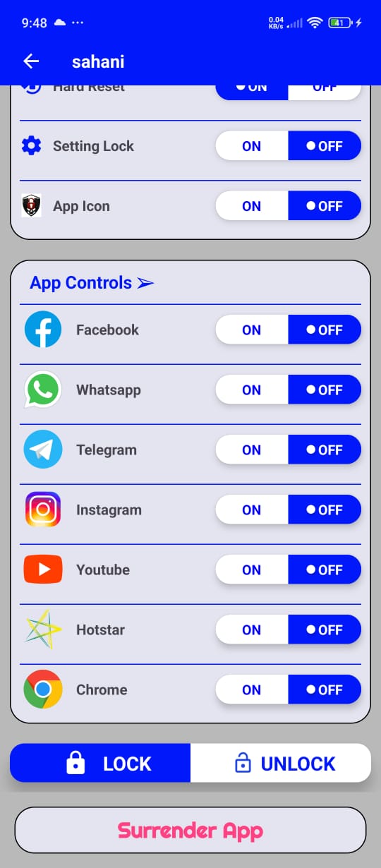 Ghatak battery monitoring screen screenshot with device battery status and alerts